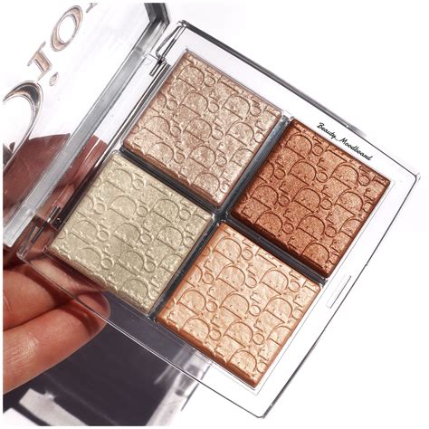 Dior Glitz (002) Backstage Glow Face Palette Swatches 